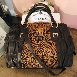 Authentic Animal Print Prada bag